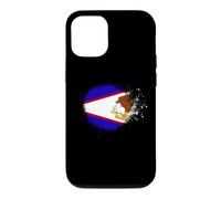 Drapeau des Samoa américaines en Spray Style éclaboussures de Peinture Coque pour iPhone 12/12 Pro