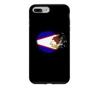 Drapeau des Samoa américaines en Spray Style éclaboussures de Peinture Coque pour iPhone 7 Plus/8 Plus