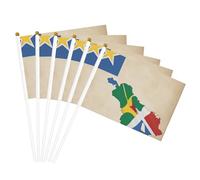 Drapeau des Seychelles Map03 - Drapeau portable - Pour décoration d'événements - Utilisation polyvalente - Activités de groupe