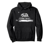 Drapeau d'État de la Californie Ours Grizzly Sacramento Pomona Sweat à Capuche
