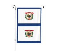 Drapeau d'État de Virginie occidentale - Drapeau de jardin d'automne double face, décoration saisonnière durable pour décoration de porche de cour