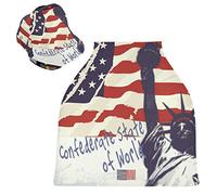 Drapeau D'État Des États-Unis Housse de Canopée pour Poussette,Siège de Voiture pour Bébé Dais Siège Auto Couverture D'Allaitement Pare-Soleil Respirant Extensible pour Bébé