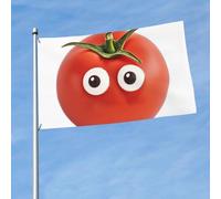 Drapeau d'extérieur double face de 0,9 x 1,5 m avec 2 œillets en laiton « I Love You from My Head » - Drapeau de cour pour toutes les saisons - Pour jardin, pelouse, décoration extérieure