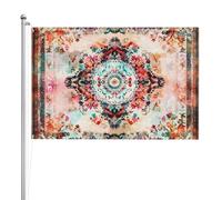 Drapeau d'extérieur double face médiéval en polyester résistant aux intempéries avec couleurs vives pour jardin, cour, terrasse ou maison