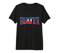 Drapeau d'Haïti Jour Calebration Fière Fière Patriote Haïtien Pride T-Shirt Haut de Gamme