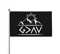 Drapeau Dieu est plus grand que les hauts et Drapeau De Jardin