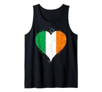 Drapeau d'Irlande Génial de Fier Irlandais La Saint-Patrick Débardeur