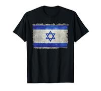 Drapeau d'Israël dans Un Style rétro Vintage T-Shirt