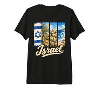 Drapeau d'Israël, Patrimoine juif T-Shirt Haut de Gamme