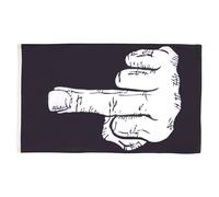 Drapeau Doigt d'honneur 90x60cm - Drapeau bras d'honneur - Fuck 60 x 90 cm - Drapeaux - AZ FLAG