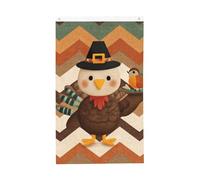 Drapeau d'oiseau de Turquie - 9,1 x 1,5 m - Drapeau de jardin coloré en zigzag double face pour maison, cour, extérieur et intérieur - Décoration de fête