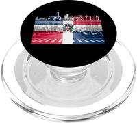 Drapeau dominicain Platano NYC New York City Skyline Souvenir PopSockets PopGrip pour MagSafe