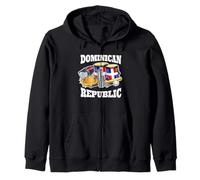 Drapeau dominicain RD République Dominicaine Baseball Bandera Sweat à Capuche