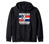Drapeau dominicain RD République Dominicaine Baseball Bandera Sweat à Capuche
