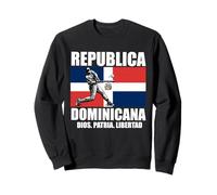Drapeau dominicain RD République Dominicaine Baseball Bandera Sweatshirt