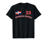 Drapeau dominicain RD République Dominicaine Baseball Bandera T-Shirt