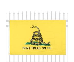 Drapeau « Don't Snack on Me » - Drapeau national double face pour chambre | Drapeaux de garage pour fêtes en plein air