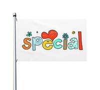 Drapeau Double Couture, Spécial Personnalisé Bannière Extérieure Pour Anniversaire Célébration Drapeaux 90X150Cm