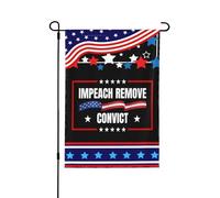 Drapeau double face 28x40 « Destitution » (FDT Anti-47) - Décoration pour la maison, le jardin ou l'extérieur