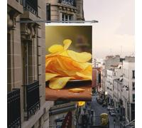Drapeau double face de 0,9 x 1,5 m - Drapeau extérieur - Chips de pommes de terre - Drapeaux de jardin amusants - Bannière de bienvenue pour la maison, le jardin, la pelouse, la décoration d'intérieur