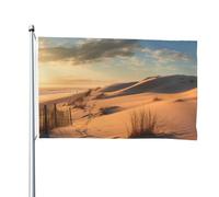 Drapeau double face de 1,2 x 1,8 m pour extérieur, cour, dunes de sable, drapeaux de jardin amusants, bannières de bienvenue pour la maison, le jardin, la pelouse, décoration d'intérieur/extérieur