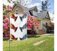 Drapeau double face de la région du Tigré et du Guatemala, 28 x 40 pouces, décoration extérieure pour jardin