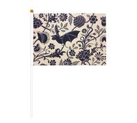 Drapeau double face imprimé chauve-souris - Couleurs vives, pour tournois sportifs et matchs