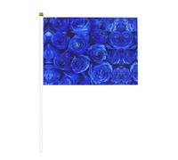 Drapeau double face imprimé rose bleue - Couleurs vives, pour tournois sportifs et matchs