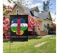 Drapeau double face « Roses d'Afrique centrale » 28 x 40 pouces, décoration extérieure pour jardin