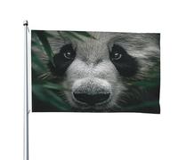 Drapeau double face The confusion of giant pandas 1,2 x 1,8 m - Bannière robuste d'extérieur et de jardin, parfaite pour la chambre à coucher et le jardin