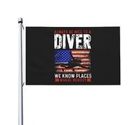 Drapeau double face « We Know Places Where Nobody » durable pour l'extérieur, 0,9 x 1,5 m, bannières décoratives pour patio et intérieur, drapeaux amusants 3by5 pour fête à la maison