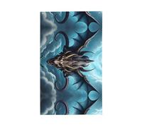 Drapeau dragon volant. Drapeau décoratif d'extérieur 0,9 x 1,5 m, bannière verticale en polyester. Convient pour une utilisation en extérieur