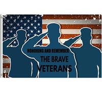 Drapeau Drapeau Américain Mémorial Des Anciens Combattants Journée Du 4 Juillet Soldat Honorer Et Se Souvenir Décoratif Drapeaux Traditionnel Bannière, Pour Balcon, Les Défilés, 90x150cm