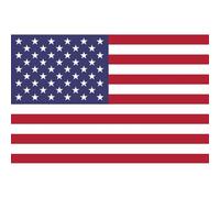 Drapeau Drapeau Us Officiel Classique - 10x6.5cm - Sticker/Autocollant