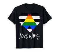 Drapeau Droit Ally Pride Love Wins Straight Ally Flag T-Shirt Graphique avec Valeur