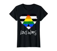 Drapeau Droit Ally Pride Love Wins Straight Ally Flag T-Shirt Graphique avec Valeur