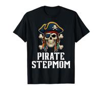 Drapeau drôle crâne Pirate Belle-mère Jolly Roger Crossbones T-Shirt