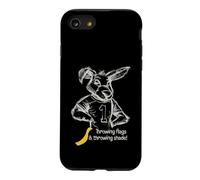 Drapeau drôle de Football, Lancer des Drapeaux et Jeter de l'ombre Coque pour iPhone SE (2020) / 7/8