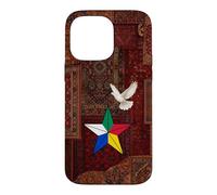 Drapeau Druze, Al Muwahhidun, Symbole étoile druzen, Drapeau Druze Coque pour iPhone 14 Pro Max