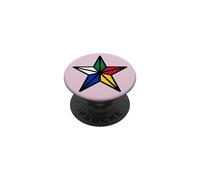 Drapeau Druze, Al Muwahhidun, Symbole étoile druzen, Drapeau Druze PopSockets PopGrip Adhésif