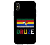 Drapeau Druze, Syrie, Liban, Suwayda, Druze, Drapeau des druzes. Coque pour iPhone X/XS