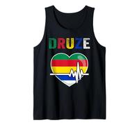 Drapeau Druze, Syrie, Liban, Suwayda, Druze, Drapeau des druzes. Débardeur
