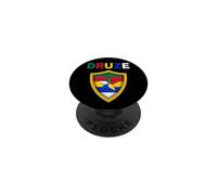 Drapeau Druze, Syrie, Liban, Suwayda, Druze, Drapeau des druzes PopSockets PopGrip Adhésif