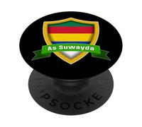 Drapeau Druze, Syrie, Liban, Suwayda, Druze, Drapeau des druzes. PopSockets PopGrip Adhésif