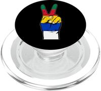 Drapeau Druze, Syrie, Liban, Suwayda, Druze, Drapeau des druzes. PopSockets PopGrip pour MagSafe
