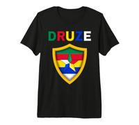 Drapeau Druze, Syrie, Liban, Suwayda, Druze, Drapeau des druzes T-Shirt Haut de Gamme