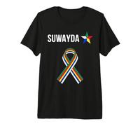 Drapeau Druze, Syrie, Liban, Suwayda, Druze, Drapeau des druzes T-Shirt Haut de Gamme