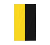 Drapeau du Bade-Wurtemberg - Drapeau décoratif d'extérieur - 0,9 x 1,5 m - Bannière verticale en polyester