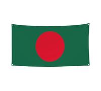Drapeau du Bangladesh Bannière de vacances à suspendre, Halloween, fête de Noël, bannière de rassemblement d'amis, bannière décorative 177,8 x 88,9 cm