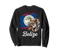 Drapeau du Belize Tapir National Animal Sweatshirt